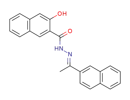 Molecular Structure of 1393656-31-9 (3-hydroxy-N'-[1-(2-naphthyl)ethylidene]-2-naphthohydrazide)