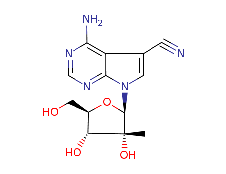 4-AMINO-7-(2-C-METHYL-SS-D-RIBOFURANOSYL)-7H-PYRROLO[2,3-D]PYRIMIDINE-5-CARBONITRILECAS