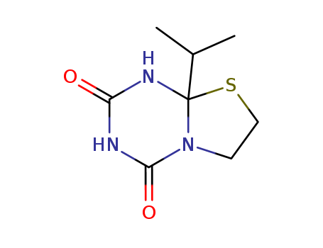 2H-Thiazolo[3,2-a]-1,3,5-triazine-2,4(3H)-dione,tetrahydro-8a-(1-methylethyl)- cas  13146-74-2