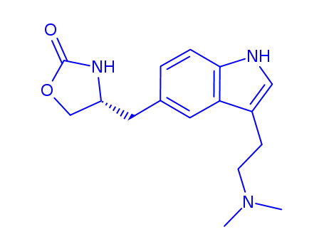 Molecular Structure of 139264-82-7 (4-[3-(2-DIMETHYLAMINO-ETHYL)-1H-INDOL-5-YLMETHYL]-OXAZOLIDIN-2-ONE)