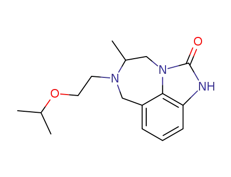 5-methyl-6-[2-(propan-2-yloxy)ethyl]-4,5,6,7-tetrahydroimidazo[4,5,1-jk][1,4]benzodiazepin-2(1H)-one