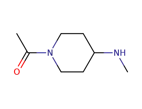 Molecular Structure of 139062-96-7 (1-Acetyl-4-(methylamino)piperidine)