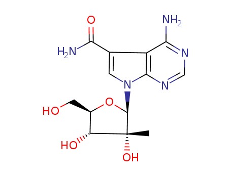 4-AMINO-7-(2-C-METHYL-SS-D-RIBOFURANOSYL)-7H-PYRROLO[2,3-D]PYRIMIDINE-5-CARBOXAMIDECAS