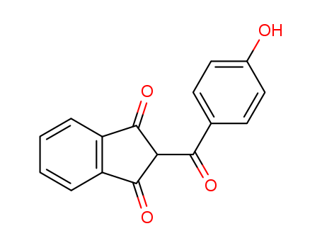 1H-Indene-1,3(2H)-dione,2-(4-hydroxybenzoyl)- cas  13167-88-9