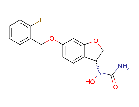 Urea,N-[(3S)-6-[(2,6-difluorophenyl)methoxy]-2,3-dihydro-3-benzofuranyl]-N-hydroxy-