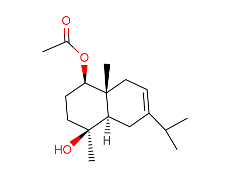 Oplodiolmonoacetat; α(r)-1c-Hydroxy-4c-acetoxy-1t,4ar-dimethyl-7-isopropyl-6,7-dehydro-trans-decalin