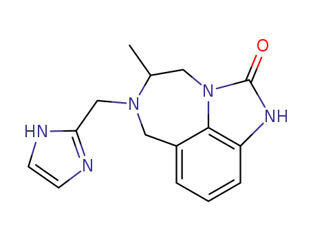 6-(1H-imidazol-2-ylmethyl)-5-methyl-4,5,6,7-tetrahydroimidazo[4,5,1-jk][1,4]benzodiazepin-2(1H)-one