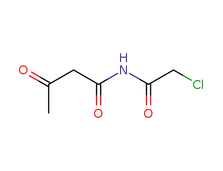 Molecular Structure of 82437-53-4 (N-(2-CHLOROACETYL)-3-OXOBUTANAMIDE)