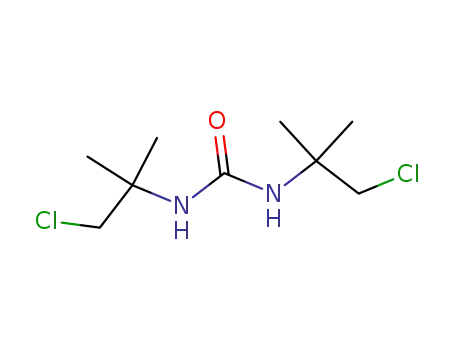 Molecular Structure of 13991-71-4 (1,3-bis(1-chloro-2-methylpropan-2-yl)urea)