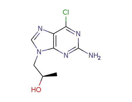 Molecular Structure of 352211-52-0 (C<sub>8</sub>H<sub>10</sub>ClN<sub>5</sub>O)