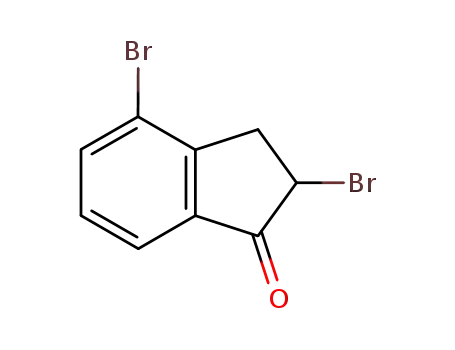 Molecular Structure of 25834-53-1 (2,4-DIBROMO-2,3-DIHYDRO-1H-INDEN-1-ONE)