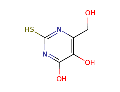 4(1H)-Pyrimidinone,2,3-dihydro-5-hydroxy-6-(hydroxymethyl)-2-thioxo- cas  13922-57-1