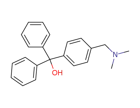 Molecular Structure of 13991-00-9 ([4-(dimethylaminomethyl)phenyl]-diphenyl-methanol)