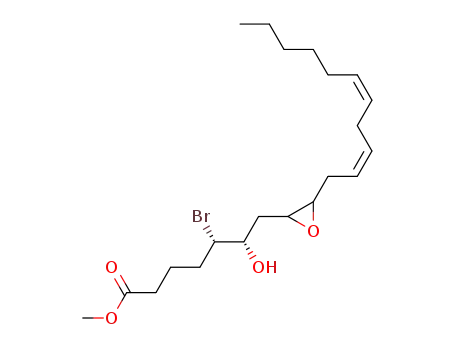 (5S,6S)-5-Bromo-6-hydroxy-7-[((2Z,5Z)-3-undeca-2,5-dienyl)-oxiranyl]-heptanoic acid methyl ester