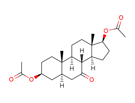 Androstan-7-one,3,17-bis(acetyloxy)-, (3b,5a,17b)- (9CI) cas  13209-61-5