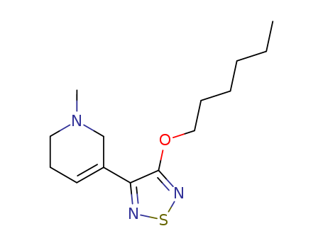 5-(4-HEXYLOXY-[1,2,5]THIADIAZOL-3-YL)-1-METHYL-1,2,3,6-TETRAHYDRO-PYRIDINE