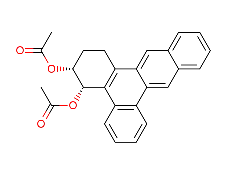 Molecular Structure of 115347-89-2 (cis-3,4-diacetoxy-1,2,3,4-tetrahydrodibenz<a,c>anthracene)