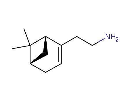 Molecular Structure of 140632-14-0 (2-[(1R,5S)-7,7-dimethyl-2-bicyclo[3.1.1]hept-2-enyl]ethanamine)
