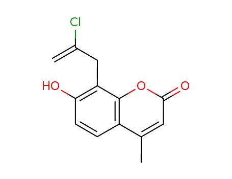 8-(β-chloroallyl)-7-hydroxy-4-methylcoumarin