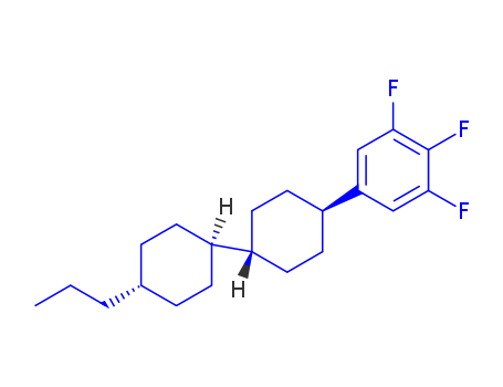 Cas no.131819-23-3 98% 1,2,3-Trifluoro-5-[(trans,trans)-4'-propyl[1,1'-bicyclohexyl]-4-yl]benzene