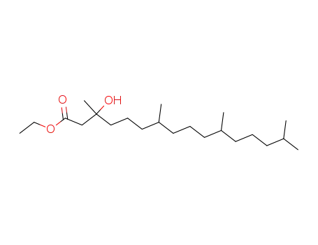 3-hydroxy-3,7,11,15-tetramethyl-hexadecanoic acid ethyl ester