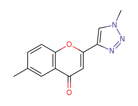 4H-1-Benzopyran-4-one, 6-methyl-2-(1-methyl-1H-1,2,3-triazol-4-yl)-