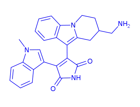 3-[8-(Aminomethyl)-6,7,8,9-tetrahydropyrido[1,2-a]indol-10-yl]-4-(1-methylindol-3-yl)pyrrole-2,5-dione