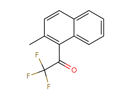 Molecular Structure of 131831-98-6 (1-(2-methylnaphthyl) trifluoromethyl ketone)