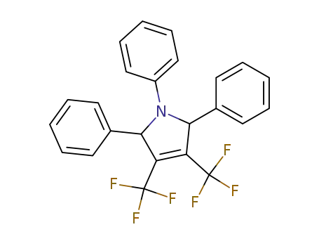 Molecular Structure of 13175-04-7 (1,2,5-triphenyl-3,4-bis(trifluoromethyl)-2,5-dihydro-1H-pyrrole)