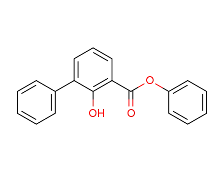 Molecular Structure of 3072-89-7 (2-hydroxy-biphenyl-3-carboxylic acid phenyl ester)