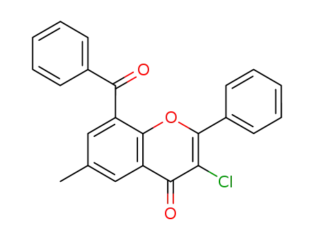 8-벤조일-3-클로로-6-메틸-2-페닐크로몬