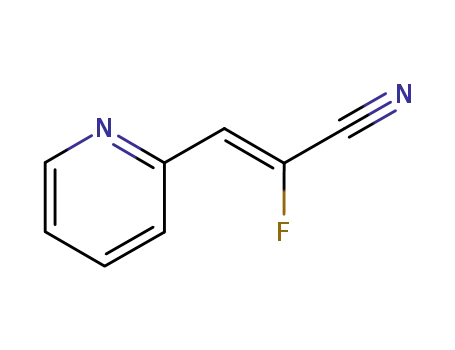 2-Fluoro-3-(pyridin-2-yl)prop-2-enenitrile