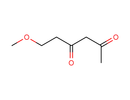 Molecular Structure of 140171-42-2 (2,4-Hexanedione, 6-methoxy- (9CI))