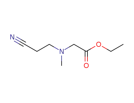 Molecular Structure of 24286-82-6 ([(2-cyanoethyl)methylamino]acetic acid ethyl ester)