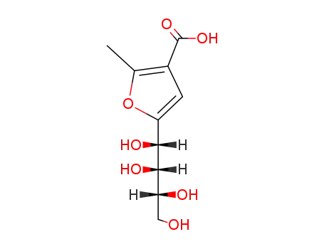 2-메틸-5-(1,2,3,4-테트라히드록시부틸)-3-푸로산