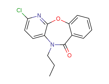 Molecular Structure of 140413-09-8 (2-chloro-5-propylpyrido[2,3-b][1,4]benzoxazepin-6(5H)-one)
