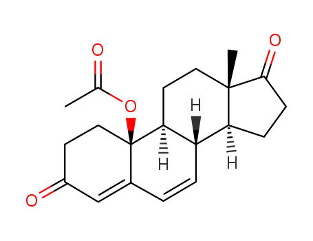 3,17-Dioxo-10β-acetoxy-Δ<sup>4,6</sup>-19-nor-androstadien