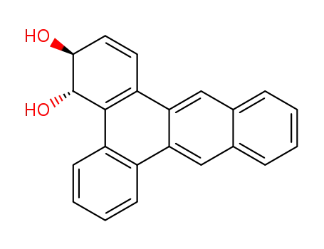 Molecular Structure of 132172-58-8 (benzo[f]tetraphene-3,4-diol)