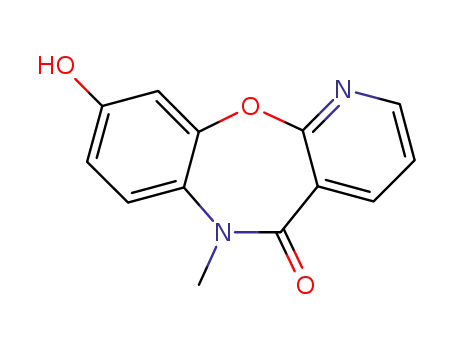 Molecular Structure of 140413-16-7 (9-hydroxy-6-methylpyrido[2,3-b][1,5]benzoxazepin-5(6H)-one)