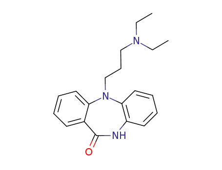 Molecular Structure of 13961-22-3 (5-[3-(Diethylamino)propyl]-5,10-dihydro-11H-dibenzo[b,e][1,4]diazepin-11-one)