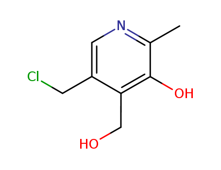 5-(chloromethyl)-4-(hydroxymethyl)-2-methylpyridin-3-ol