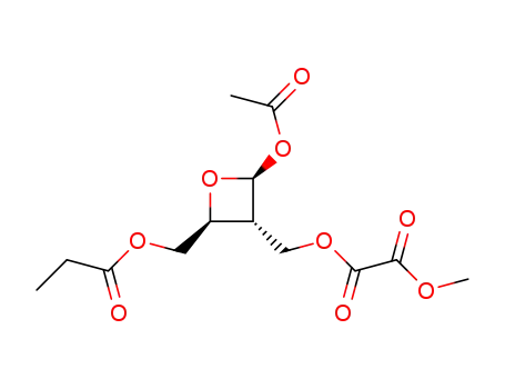 Oxalic acid (2S,3R,4S)-2-acetoxy-4-propionyloxymethyl-oxetan-3-ylmethyl ester methyl ester