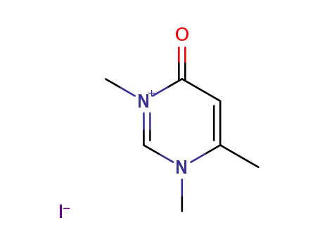 Molecular Structure of 14027-64-6 (1,3,4-trimethyl-6-oxo-3,6-dihydropyrimidin-1-ium)