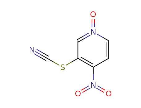 Molecular Structure of 13959-54-1 (Thiocyanic acid, 4-nitro-3-pyridyl ester 1-oxide (8CI))