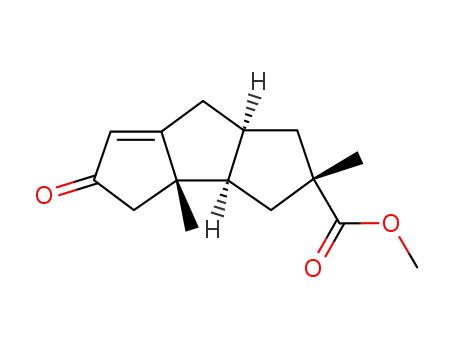 methyl (2R*,3aS*,3bR*,7aR*)-2,3,3a,3b,4,5,7,7a-octahydro-2,3b-dimethyl-5-oxo-1H-cyclopenta<a>pentalene-2-carboxylate