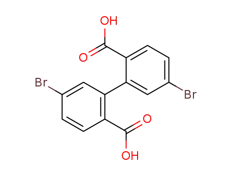 Molecular Structure of 13974-99-7 (5,5'-Dibromodiphenic acid)