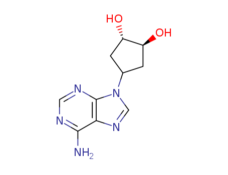 1,2-Cyclopentanediol,4-(6-amino-9H-purin-9-yl)-, (1R,2R)-rel-