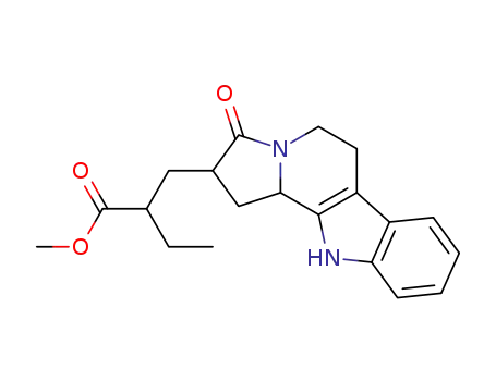 2(2'-methoxycarbonyl butane)-3-oxo-1,2,3,5-11b-hexahydro-11-h-indolo-(3,2-g)-pyrrocoline