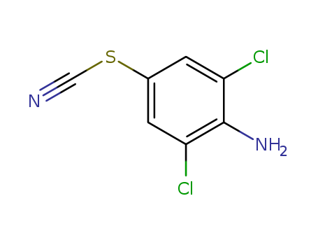 Thiocyanic acid,4-amino-3,5-dichlorophenyl ester
