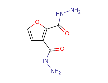 Molecular Structure of 13379-61-8 (furan-2,3-dicarbohydrazide)
